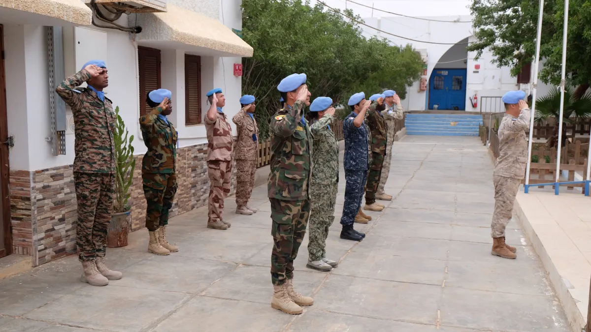 MINURSO Military Parade 
