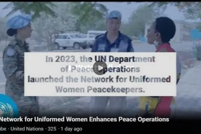 Uniformed Women Peacekeepers