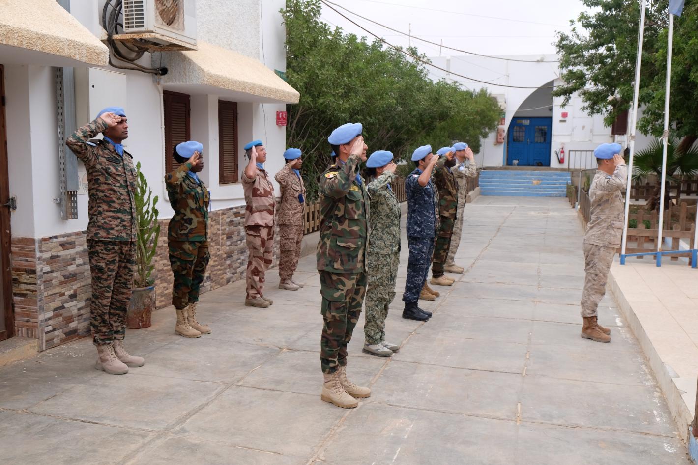 MINURSO Military Parade 