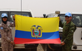 MINURSO’s peacekeepers: National Day of Ecuador