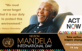 Secretary-General's message on Nelson Mandela International Day