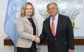 Secretary-General Meets Team Leader for Independent Review of MINURSO 