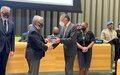 The Secretary-General awarded posthumously Dag Hammarskjold medal  to peacekeepers who lost their lives in 2021